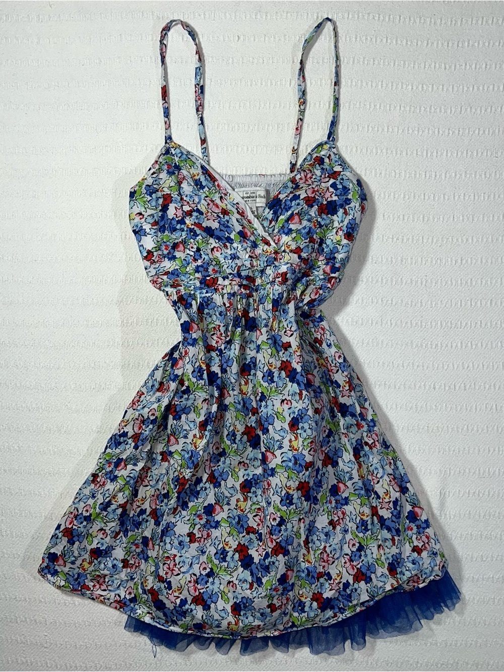 Vintage Abercrombie & Fitch Y2K Cotton A Line Dress Womens S 2000s Sundress